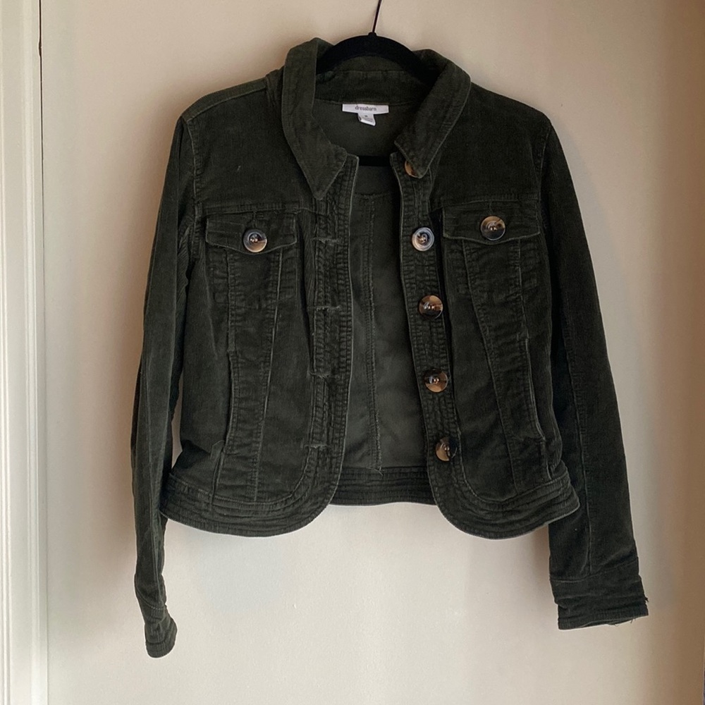 🚨FINAL SALE🚨 Cropped Corduroy Jacket